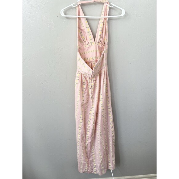 Vintage 90s Y2K Maxi Slip Dress 12 Fairy Grunge Whimsigoth Dainty Witchy Boho - Picture 12 of 12